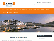 Tablet Screenshot of powergrp.co.za